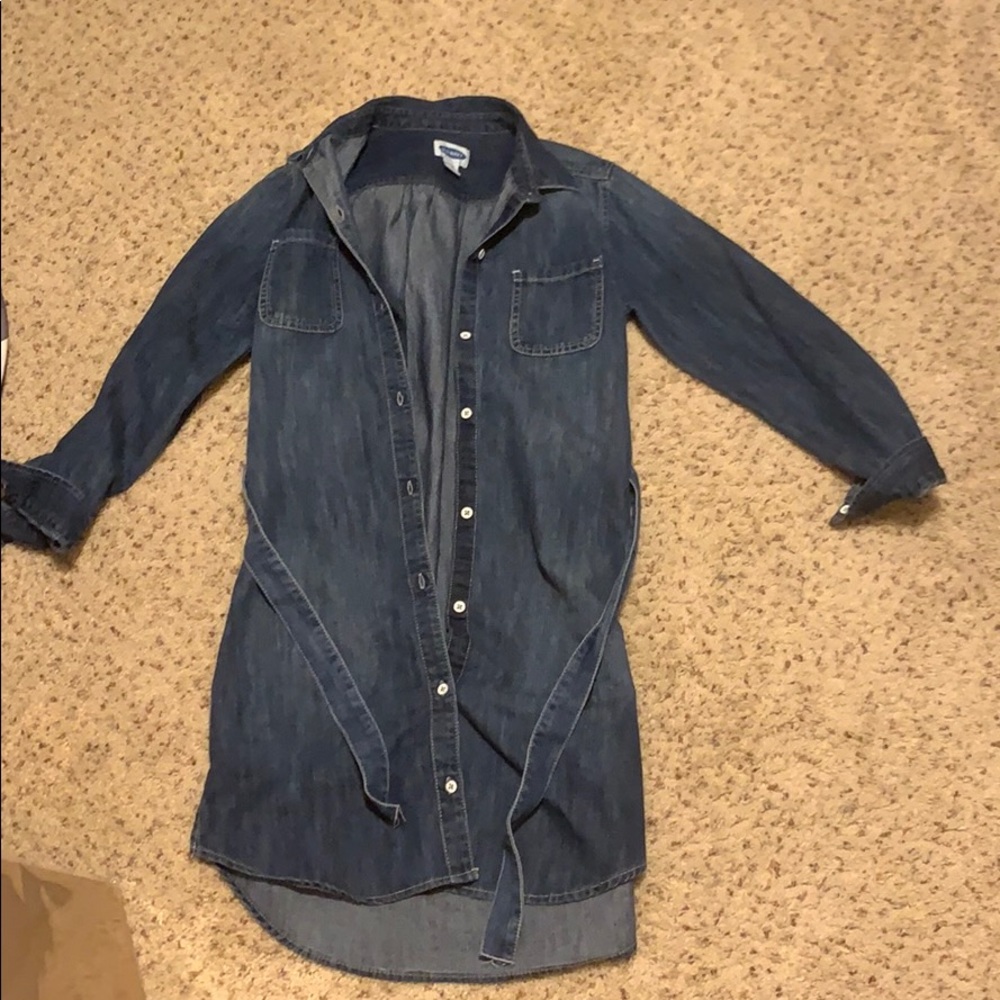 A denim dress